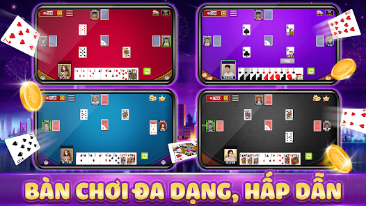 Bàn chơi đa dạng, hấp dẫn